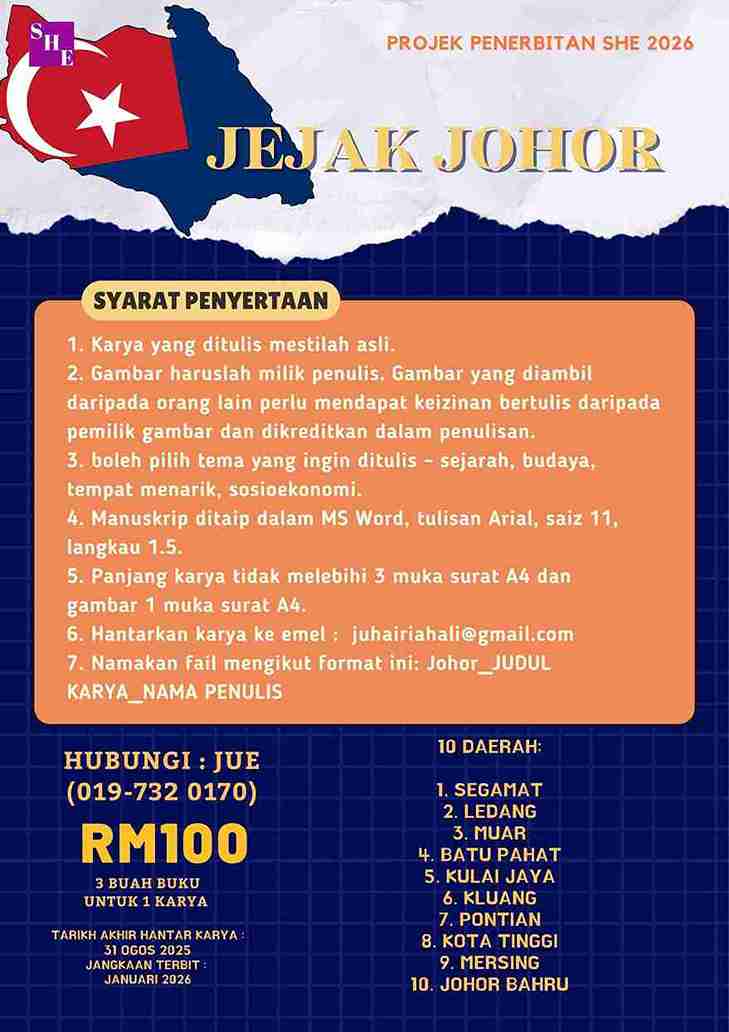 PROJEK PENERBITAN TRAVELOG JEJAK JOHOR