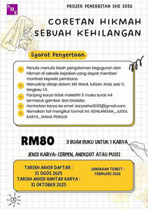 PROJEK BUKU CORETAN HIKMAH SEBUAH KEHILANGAN
