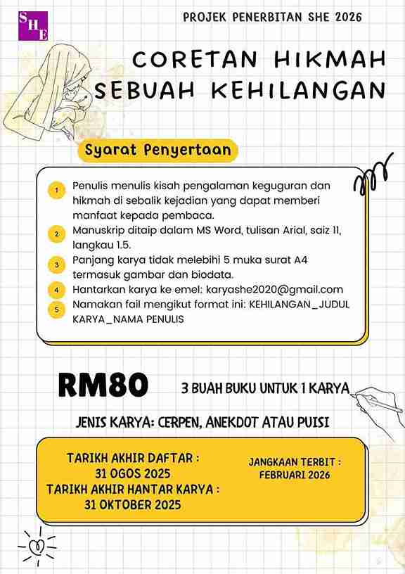 PROJEK BUKU CORETAN HIKMAH SEBUAH KEHILANGAN