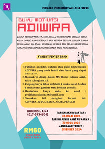 PROJEK PENERBITAN BUKU MOTIVASI ADIWIRA