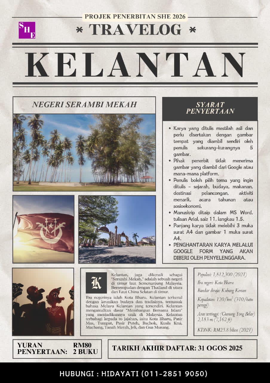 PROJEK PENERBITAN TRAVELOG KELANTAN
