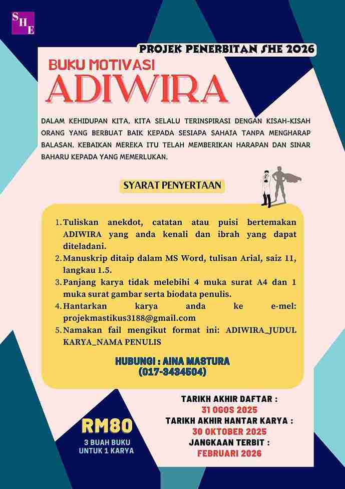 PROJEK PENERBITAN BUKU MOTIVASI ADIWIRA