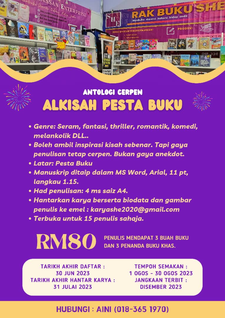 PROJEK PENERBITAN ANTOLOGI CERPEN ALKISAH PESTA BUKU