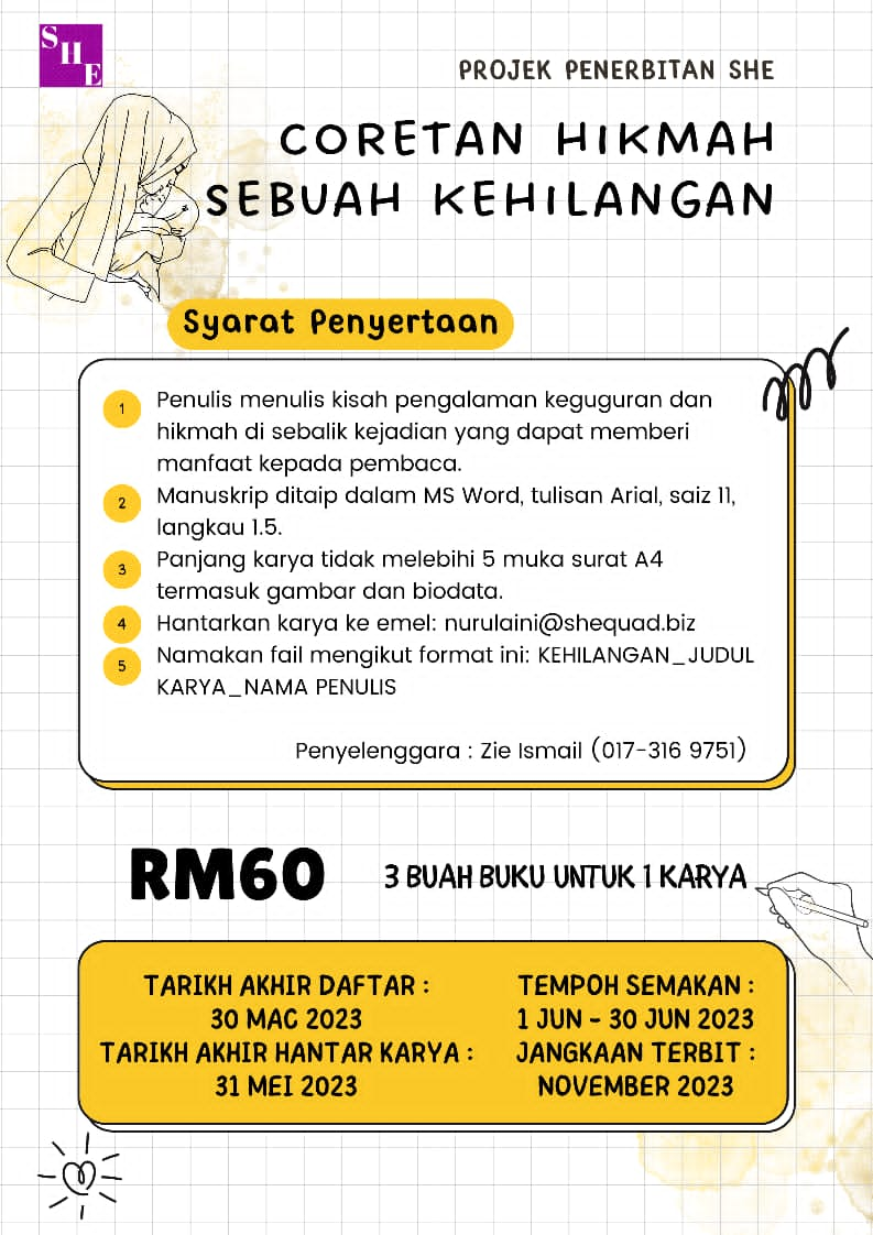 PROJEK BUKU CORETAN HIKMAH SEBUAH KEHILANGAN